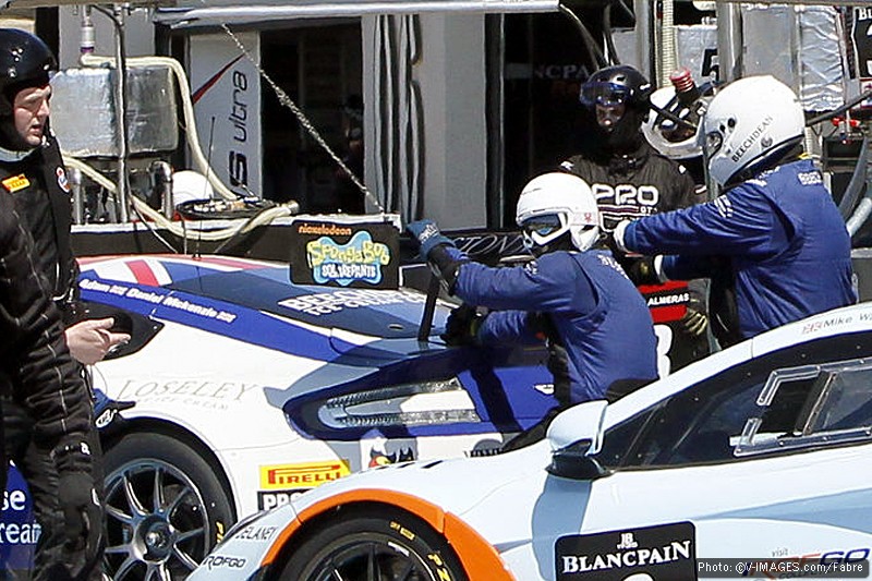 The Beechdean boys hard at work at Paul Ricard