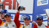 Podium celebrations