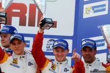 Podium celebrations